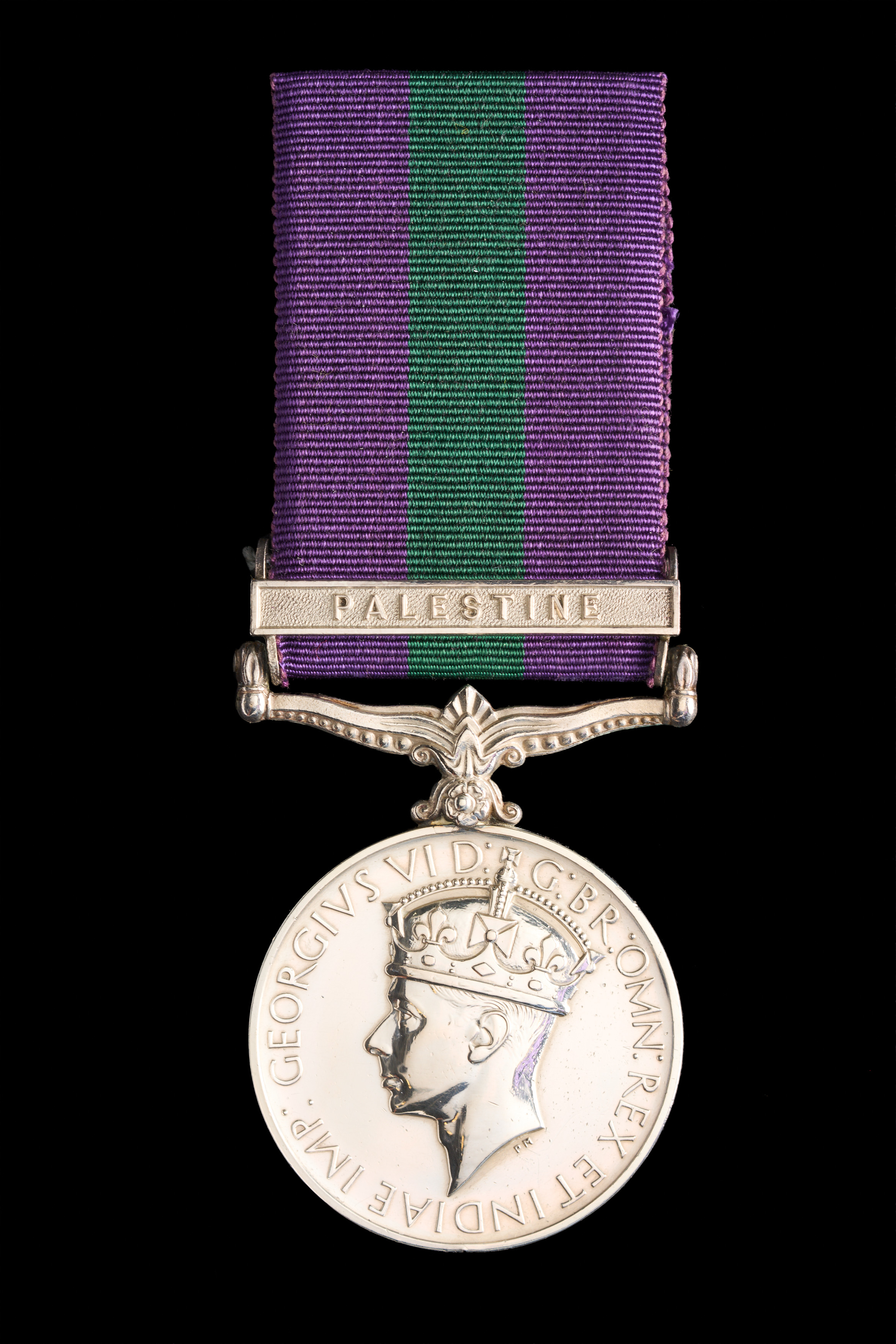 John Albert Lindley : General Service Medal with ‘Palestine’ clasp